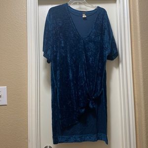 Free people velvet tunic